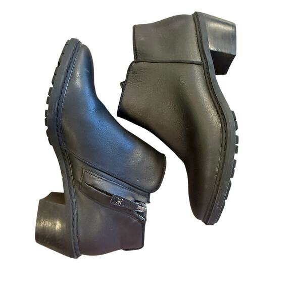 SAM EDELMAN Black Leather Pryce Kids Booties Ankle Boot Boots Youth size 4 - Picture 1 of 9
